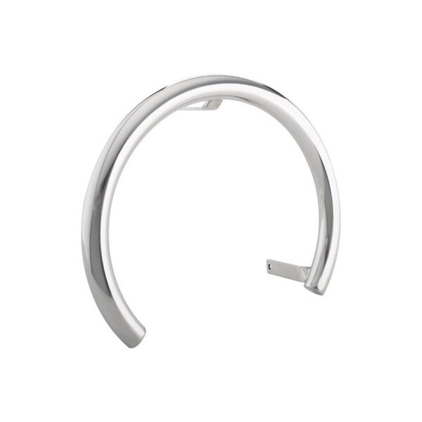 Agarradera semi circular en inox pulido